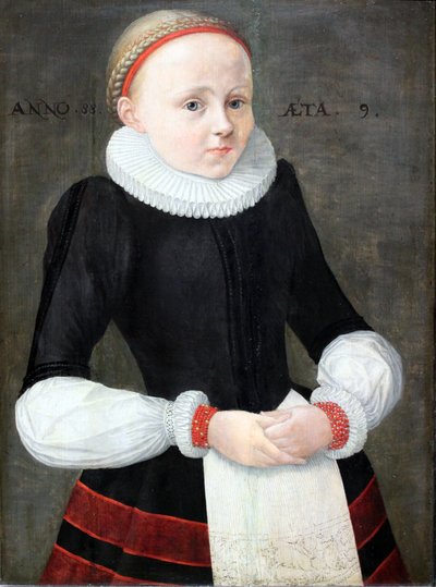 Portrait of Maria Jacobina Völker by Unbekannt Unbekannt